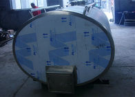 refrigerador horizontal de la leche del vacío de la leche del enfriamiento del tanque manual/automático de 1000L